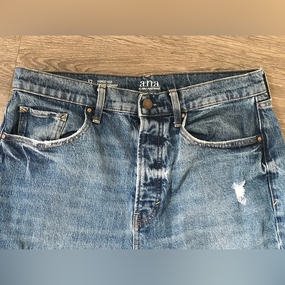 a.n.a. High Rise Vintage Straight Leg Jeans - Picture 4 of 10